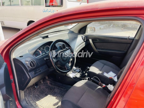 Chevrolet Aveo 2011 Red Manual Used for Sale in Greater Cairo ( Cairo + Giza) - 3