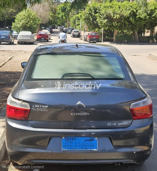 Citroën C Elysee 2015 Dark Gray Automatic Used for Sale in Maadi - 1