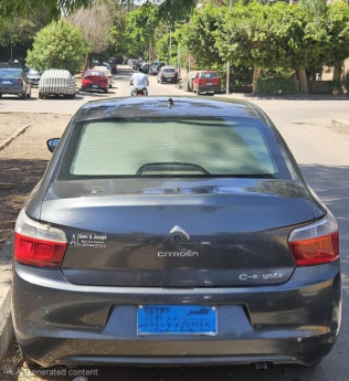 Citroën C Elysee 2015 Dark Gray Automatic Used for Sale in Maadi
