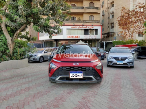 Hyundai Bayon 2022 Red Automatic Used for Sale in Maadi - 1