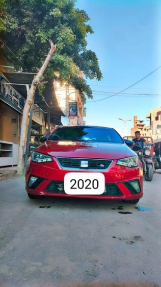 Seat Ibiza 2020 Dark Red Automatic Used for Sale in Greater Cairo ( Cairo + Giza)