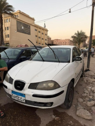 Seat Ibiza 2008 White Manual Used for Sale in Cairo