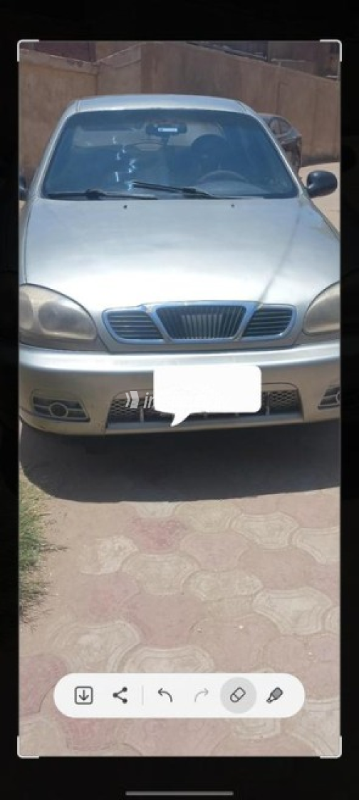 Daewoo Lanos 1999 White Manual Used for Sale in Menouf - 1