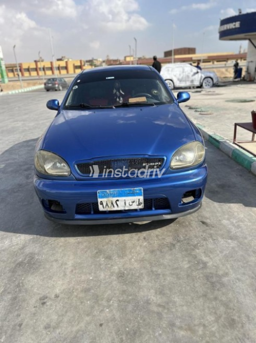 Daewoo Lanos 2003 Blue Manual Used for Sale in Suez  - 1