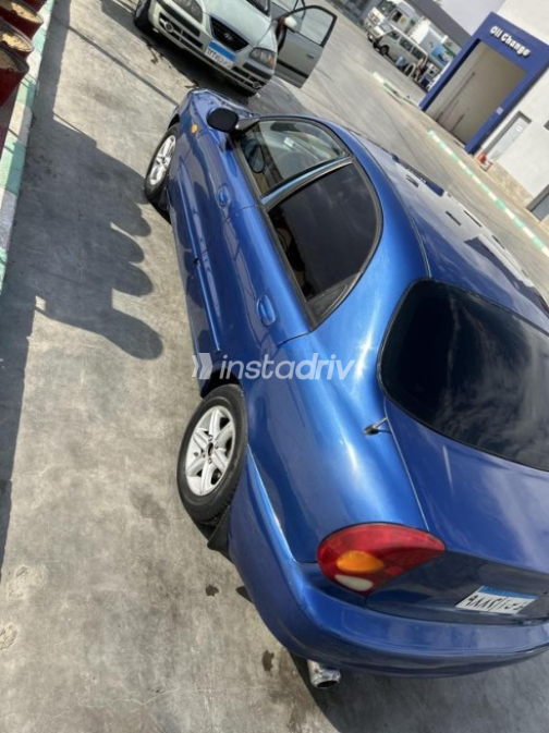 Daewoo Lanos 2003 Blue Manual Used for Sale in Suez  - 2