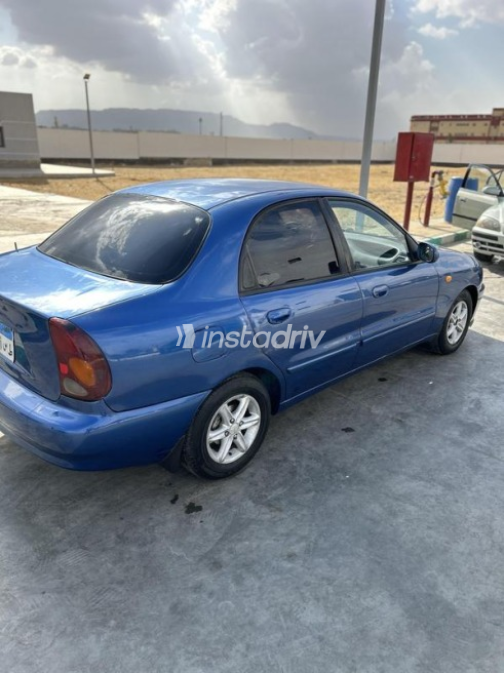 Daewoo Lanos 2003 Blue Manual Used for Sale in Suez  - 5