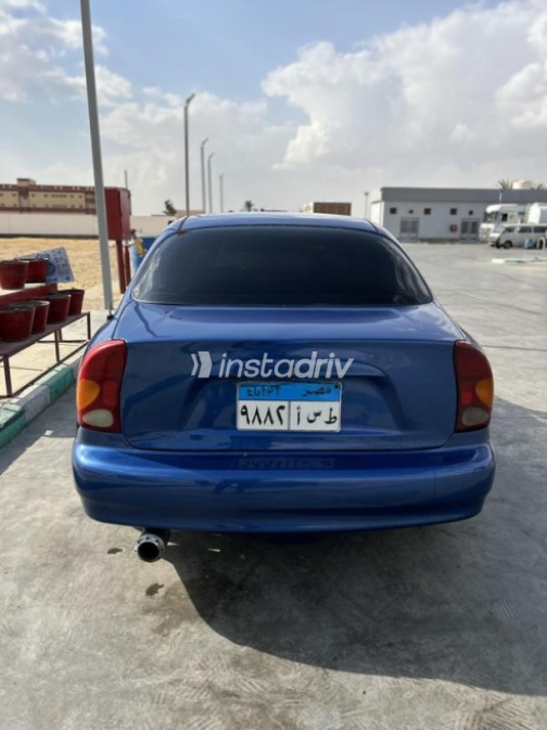 Daewoo Lanos 2003 Blue Manual Used for Sale in Suez  - 6