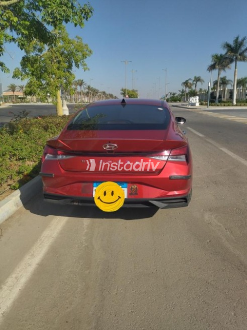 Hyundai Elantra CN7 2022 Red Automatic Used for Sale in Cairo - 2