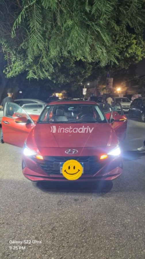 Hyundai Elantra CN7 2022 Red Automatic Used for Sale in Cairo - 4