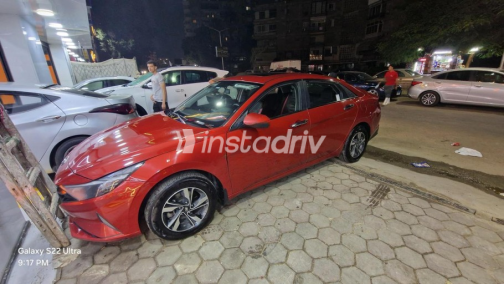 Hyundai Elantra CN7 2022 Red Automatic Used for Sale in Cairo - 5
