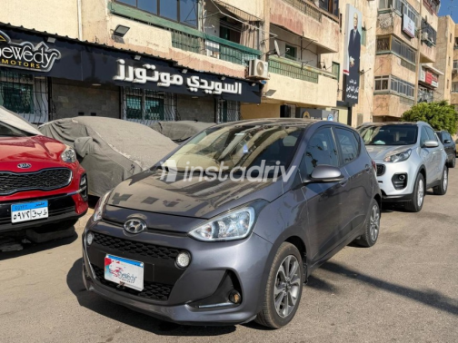 Hyundai I10 2019 Gray Automatic Used for Sale in Damietta - 7
