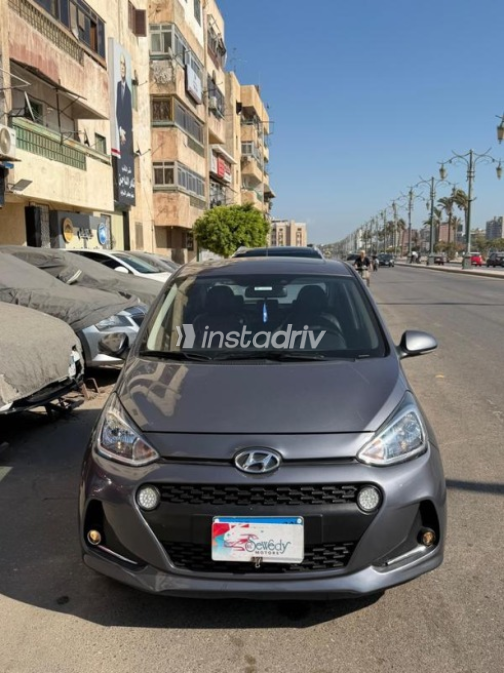 Hyundai I10 2019 Gray Automatic Used for Sale in Damietta - 9