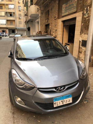 Hyundai Elantra MD 2013 Silver Automatic Used for Sale in Shobra