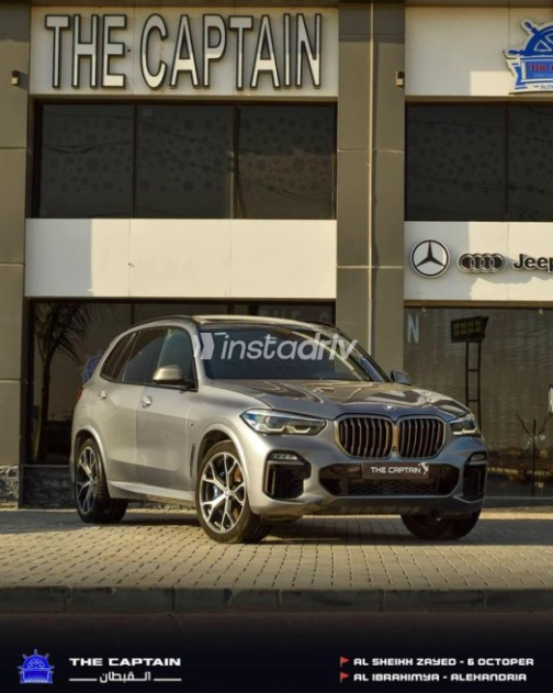 BMW X5 2021 Gray Automatic Used for Sale in Sheikh Zayed City - 1