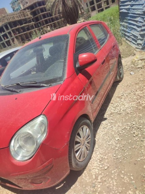 Kia Picanto 2009 Red Automatic Used for Sale in Faiyum - 3