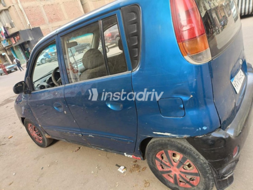 هيونداي اتوس 2000 أزرق يدوي مستعملة للبيع في طنطا - 1