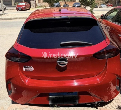 Opel Corsa 2022 Red Automatic Used for Sale in Cairo - 3