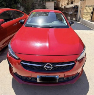 Opel Corsa 2022 Red Automatic Used for Sale in Cairo