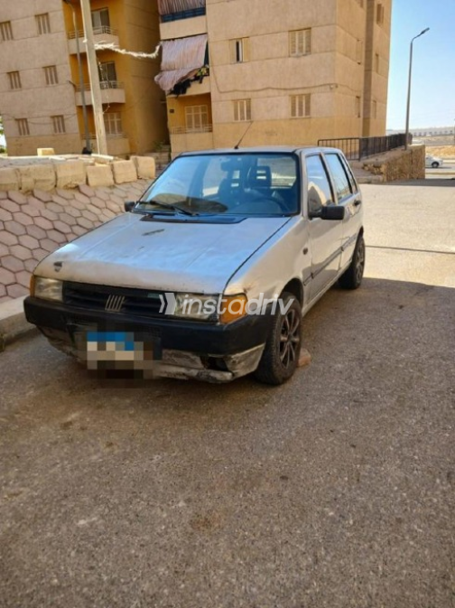 فيات اونو 2000 رمادي يدوي مستعملة للبيع في مدينة بدر - 4