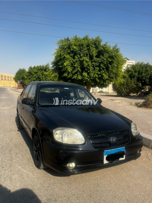 Hyundai Verna 2009 Black Automatic Used for Sale in Greater Cairo ( Cairo + Giza) - 3