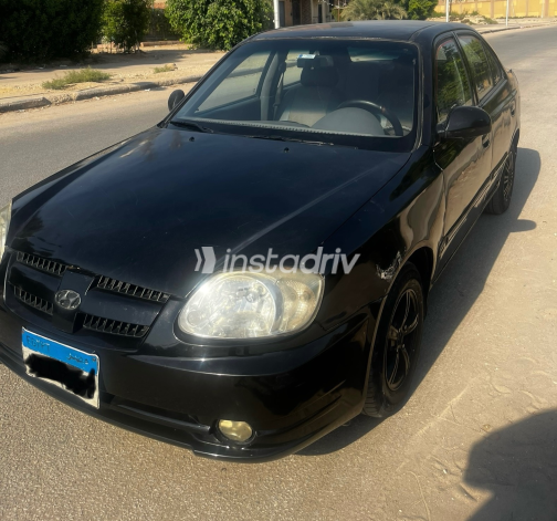 Hyundai Verna 2009 Black Automatic Used for Sale in Greater Cairo ( Cairo + Giza) - 5