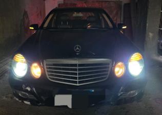 Mercedes E 200 2007 Black Automatic Used for Sale in Cairo