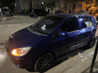 Hyundai Getz 2011 Dark Blue Automatic Used for Sale in Helwan