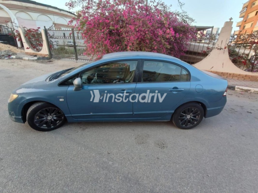 Honda Civic 2009 Blue Automatic Used for Sale in Ismailia - 3