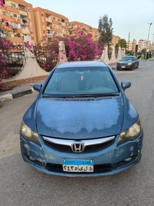 Honda Civic 2009 Blue Automatic Used for Sale in Ismailia