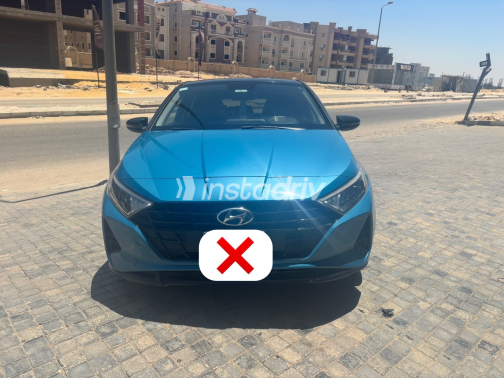 هيونداي I20 2022 تركواز أوتوماتيك مستعملة للبيع في مصر الجديدة - 3