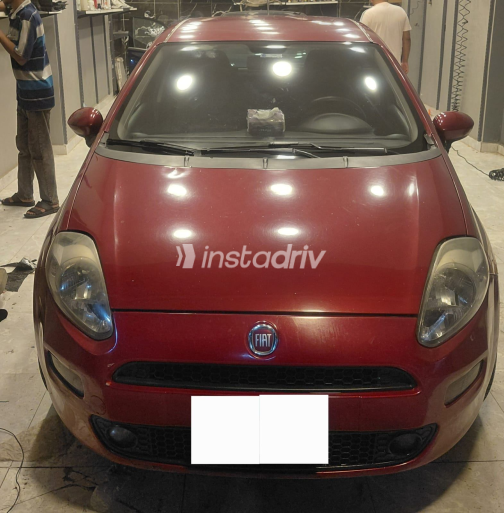 Fiat Punto evo 2011 White Automatic Used for Sale in El Haram - 9