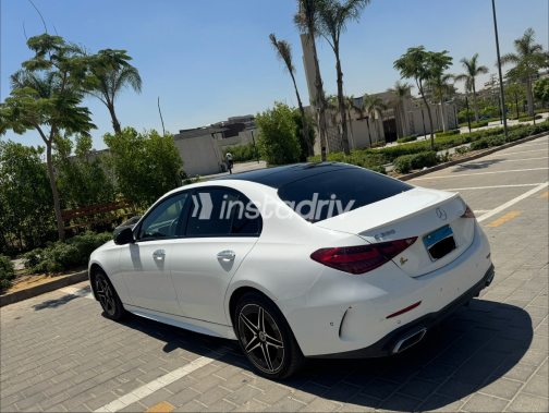 Mercedes C 200 2022 White Automatic Used for Sale in Cairo - 2