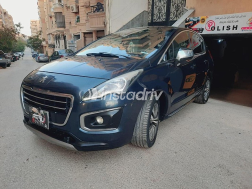 Peugeot 3008 2016 Dark Blue Automatic Used for Sale in Cairo - 1
