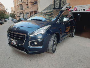 Peugeot 3008 2016 Dark Blue Automatic Used for Sale in Cairo