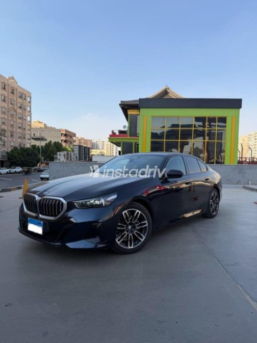 BMW 520 2024 Dark Blue Automatic Used for Sale in Cairo - 1