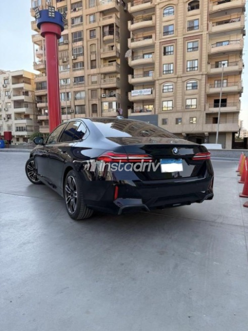 BMW 520 2024 Dark Blue Automatic Used for Sale in Cairo - 3