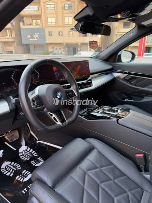 BMW 520 2024 Dark Blue Automatic Used for Sale in Cairo - 5