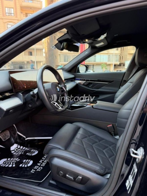 BMW 520 2024 Dark Blue Automatic Used for Sale in Cairo - 8