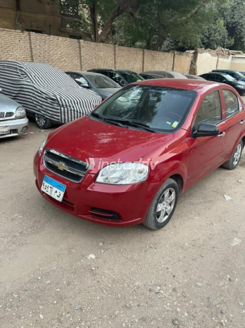 Chevrolet Aveo 2011 Red Manual Used for Sale in Greater Cairo ( Cairo + Giza) - 3