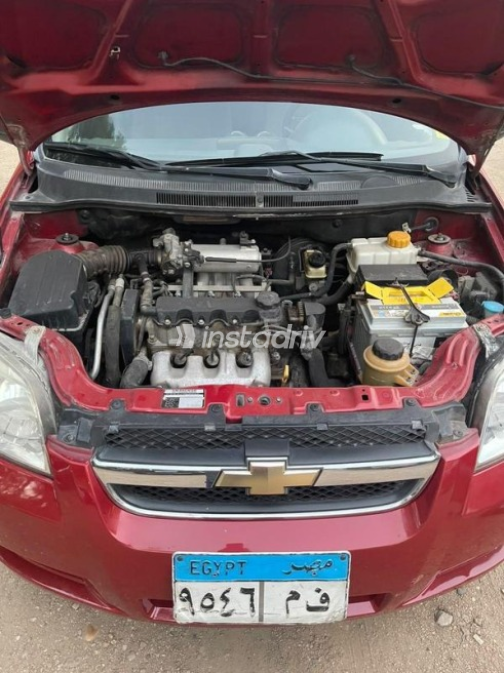 Chevrolet Aveo 2011 Red Manual Used for Sale in Greater Cairo ( Cairo + Giza) - 6