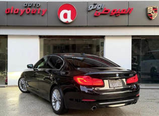 BMW 520 2018 Black Automatic Used for Sale in Nasr city