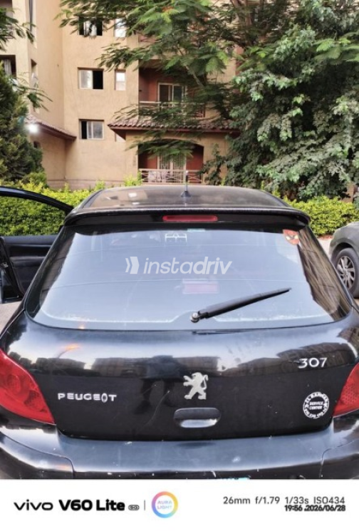 Peugeot 307 2007 Black Automatic Used for Sale in Cairo - 2