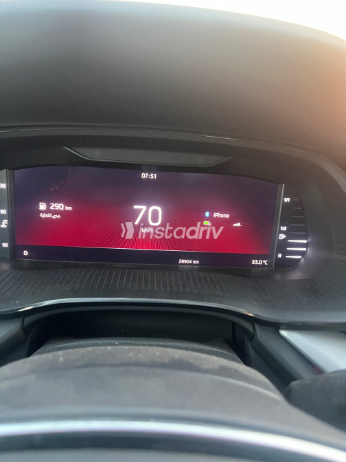 Skoda Octavia A8 2024 Black Automatic Used for Sale in Cairo - 3
