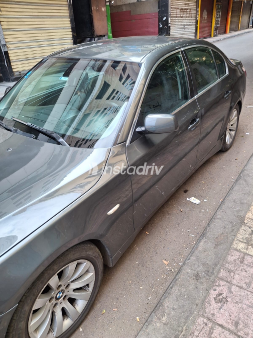 بي ام دبليو 523 2008 رمادي أوتوماتيك مستعملة للبيع في الإسكندرية - 2