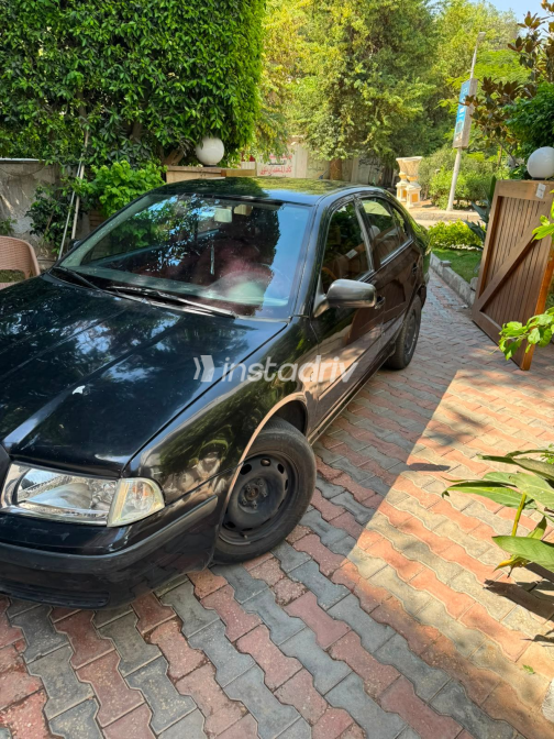 سكودا اوكتافيا A4 2008 أسود أوتوماتيك مستعملة للبيع في المعادى - 6