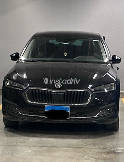 Skoda Octavia 2021 Black Automatic Used for Sale in Giza - 1