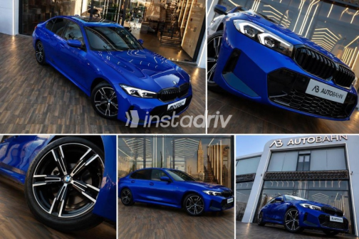 BMW 320 2023 Dark Blue Automatic Used for Sale in Cairo - 8