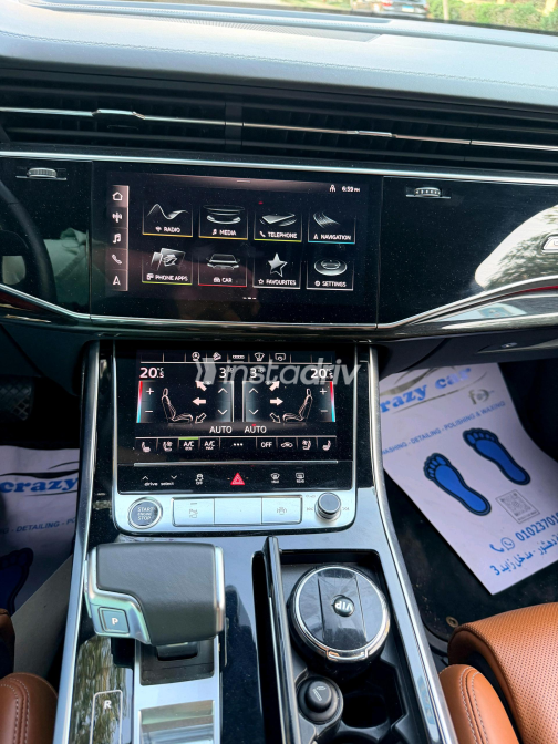 Audi Q7 2024 Black Automatic Used for Sale in Giza - 4