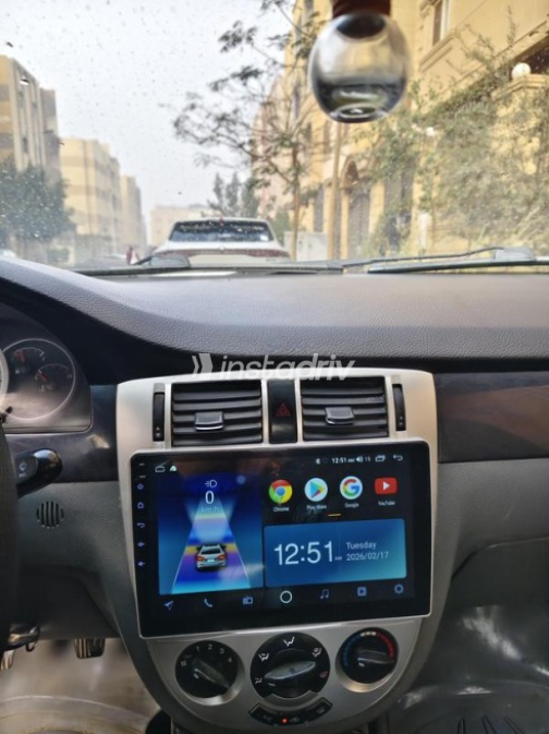 Chevrolet Optra 2008 Black Manual Used for Sale in Cairo - 5
