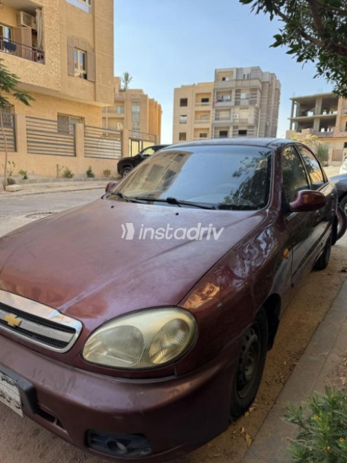 Chevrolet Lanos 2012 Dark Red Manual Used for Sale in Cairo - 2